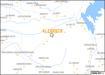 map of El Corozo