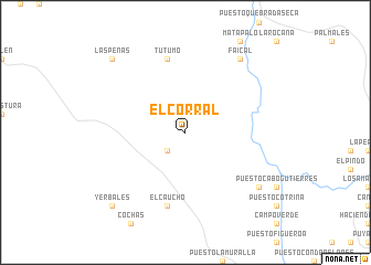 map of El Corral