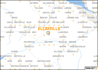 map of El Corrillo