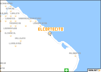 map of El Cortecito