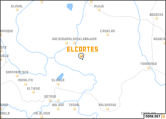 map of El Cortés