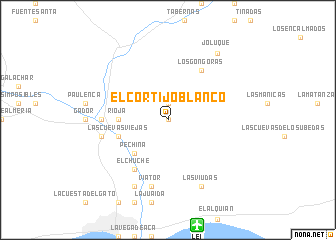 map of El Cortijo Blanco