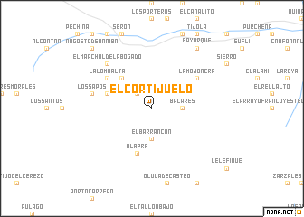 map of El Cortijuelo