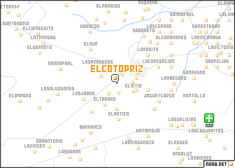 map of El Cotopriz