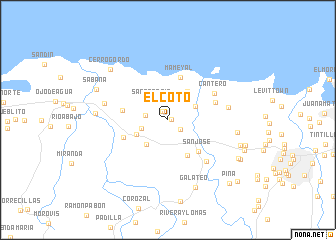 map of El Coto