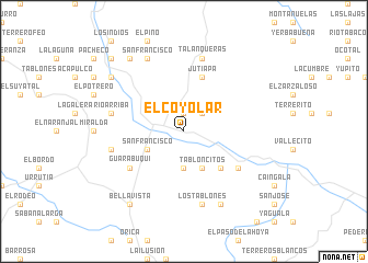 map of El Coyolar