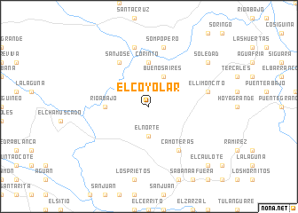 map of El Coyolar