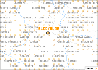 map of El Coyolar