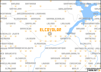 map of El Coyolar