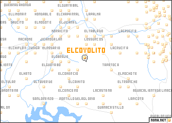 map of El Coyolito