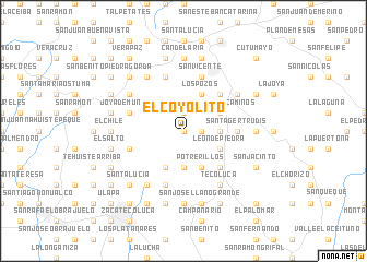 map of El Coyolito