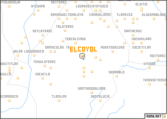 map of El Coyol