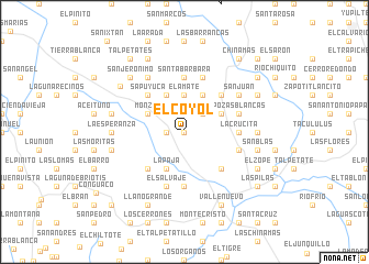 map of El Coyol