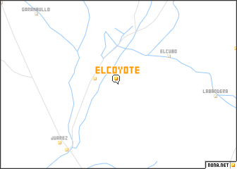 map of El Coyote