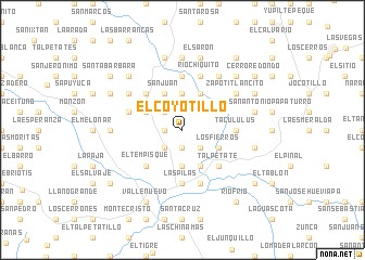 map of El Coyotillo