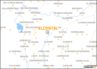 map of El Cristal