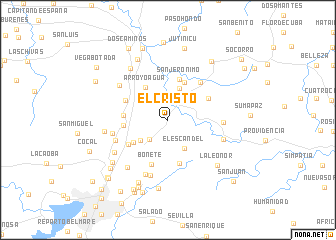 map of El Cristo