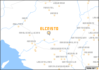 map of El Cristo