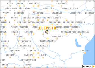 map of El Cristo