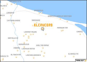 map of El Crucero