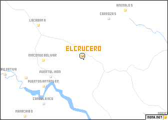 map of El Crucero
