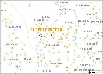 map of El Crucero