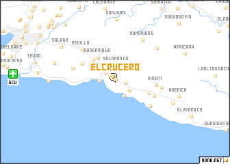 map of El Crucero