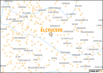 map of El Crucero