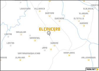 map of El Crucero