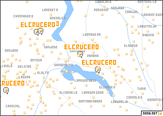 map of El Crucero