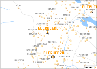 map of El Crucero