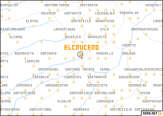 map of El Crucero