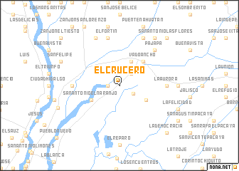 map of El Crucero