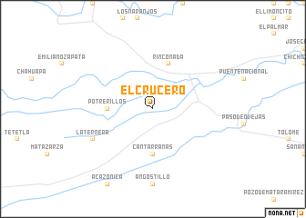 map of El Crucero