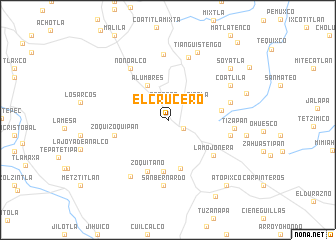 map of El Crucero