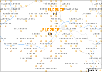 map of El Cruce