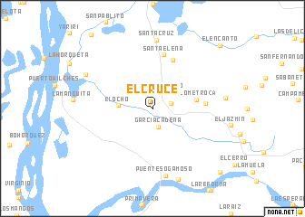 map of El Cruce