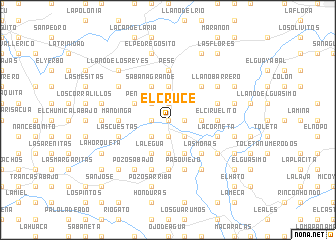 map of El Cruce