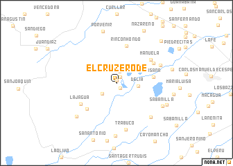 map of El Cruzerode