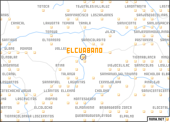map of El Cuábano