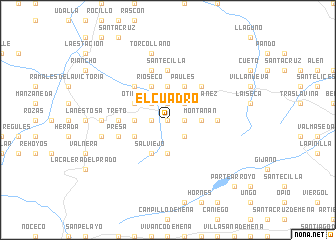map of El Cuadro