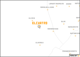 map of El Cuatro