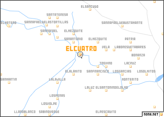 map of El Cuatro