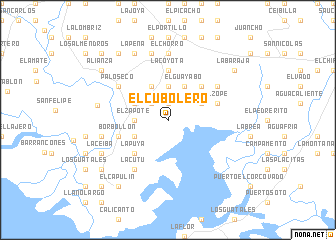 map of El Cubolero