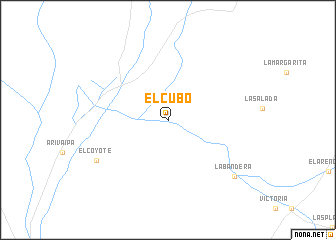 map of El Cubo