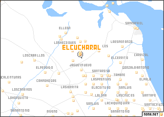 map of El Cucharal