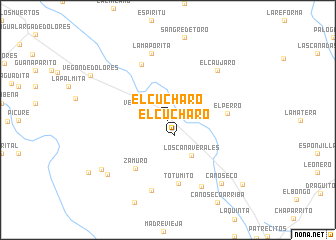 map of El Cucharo