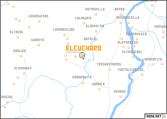 map of El Cucharo