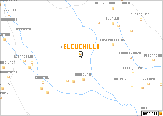 map of El Cuchillo