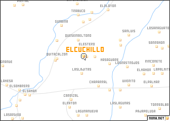 map of El Cuchillo